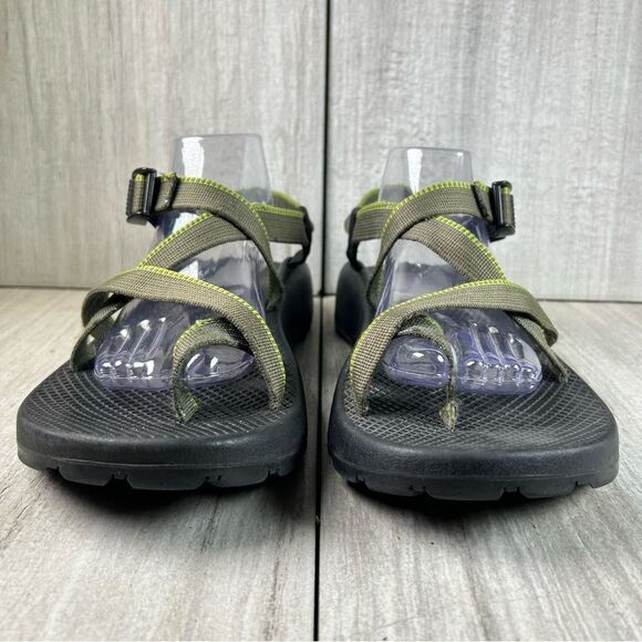 Chaco Z/Cloud Z1 Classic Green and Black Sandals Trail Hiking Shoe Mens Size 11 - Picture 5 of 10